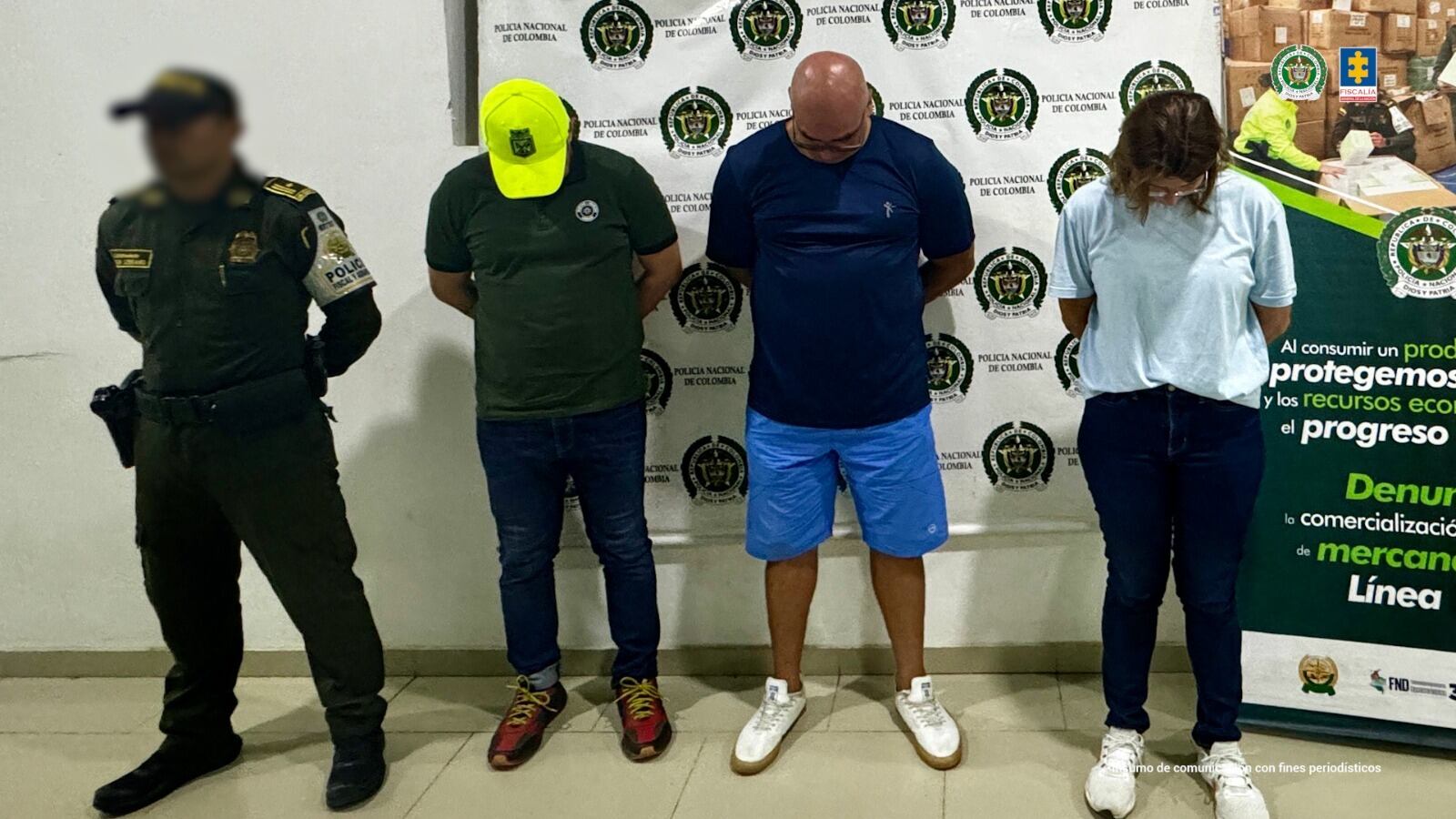 Están señalados de adulterar medicamentos para cáncer, sida, lupus y diabetes. / Foto: Fiscalía.