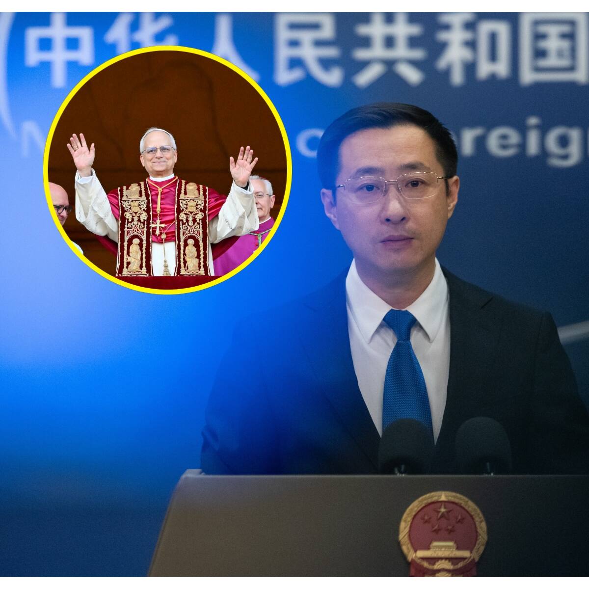 China felicitó al papa León XIV por su elección