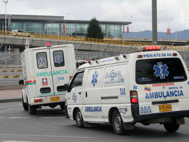Imagen de referencia de ambulancias. Foto: Colprensa.