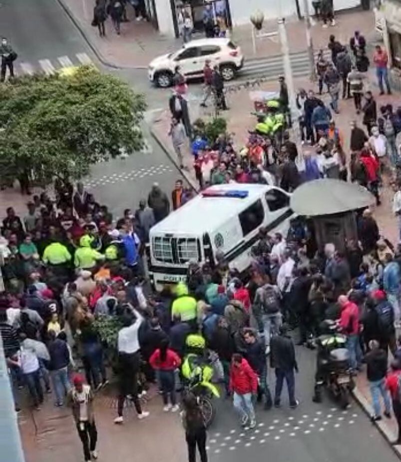 Robo en Bogotá. Foto: Captura de pantalla