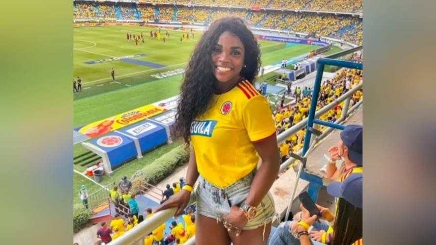 Caterine Ibargüen en el Estadio Metropolitano de Barranquilla. Créditos: Instagram Oficial de Caterine
