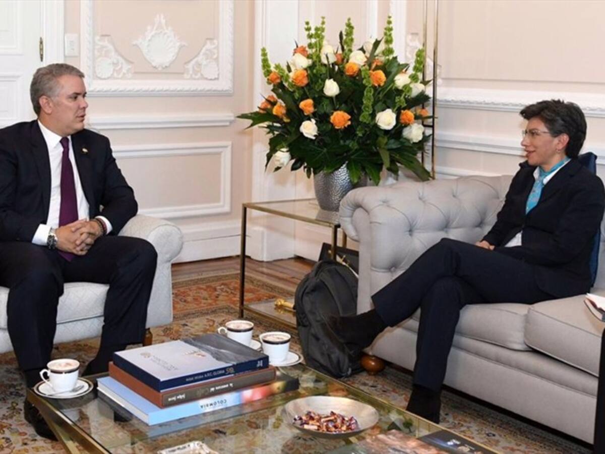 Claudia López le pidió al presidente Duque garantizar recursos para ampliar el metro