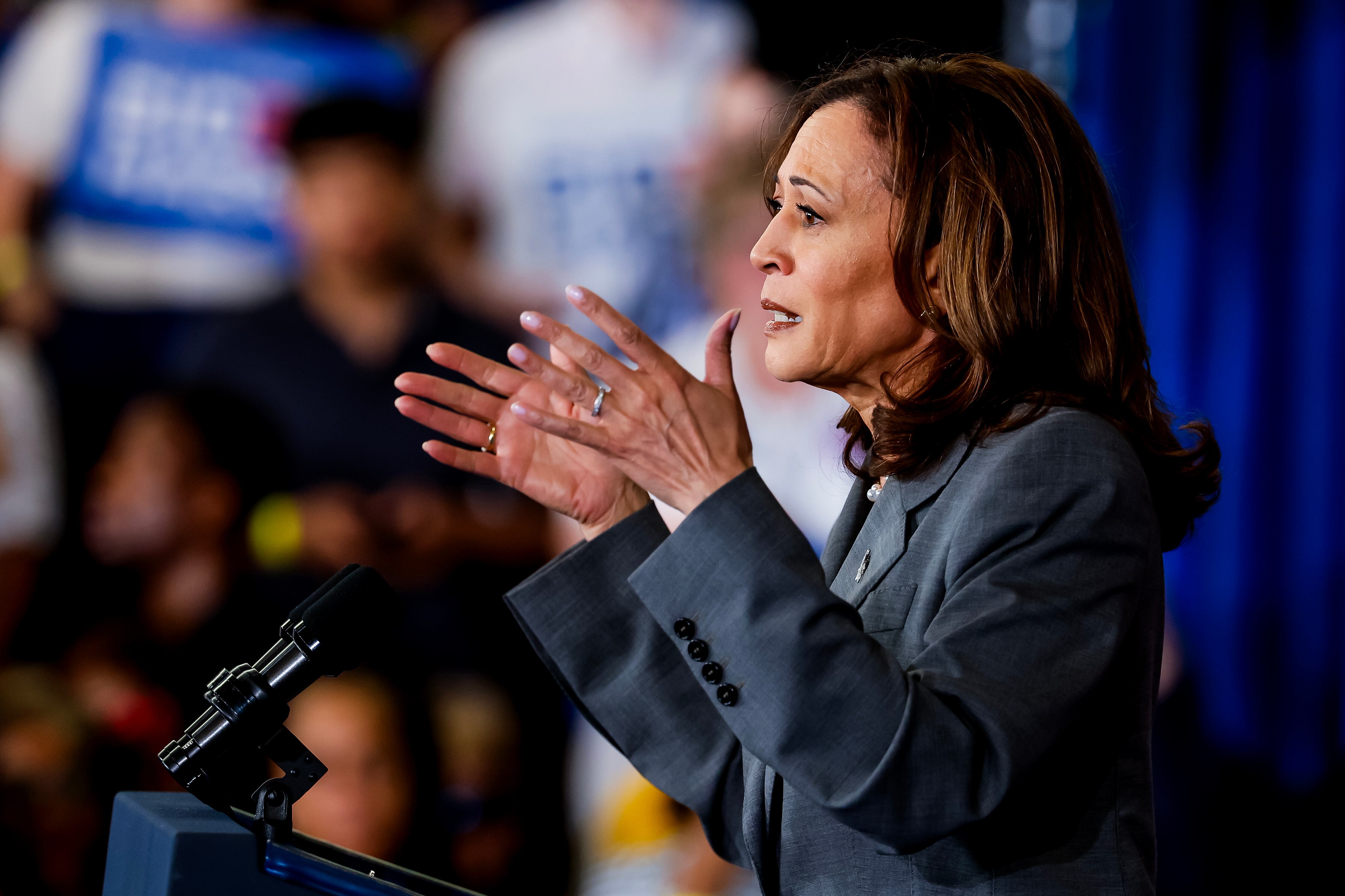 Kamala Harris. EFE/EPA/ERIK S. LESSER