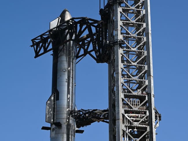 SpaceX intentará lanzar de nuevo su supercohete Starship el 20 de abril. Foto: PATRICK T. FALLON/AFP via Getty Images.