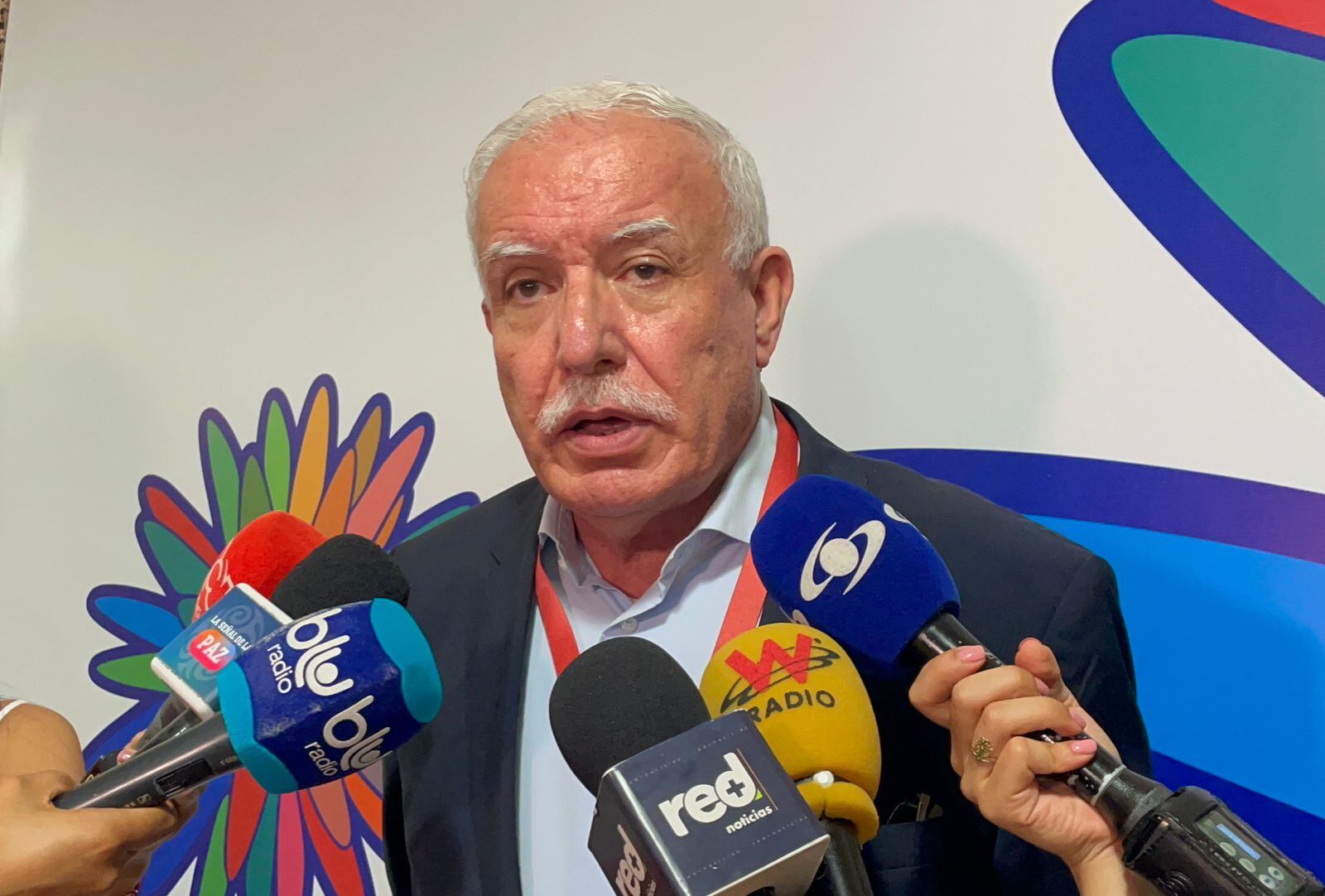Riyad al-Maliki, ministro de Asuntos Exteriores de Palestina