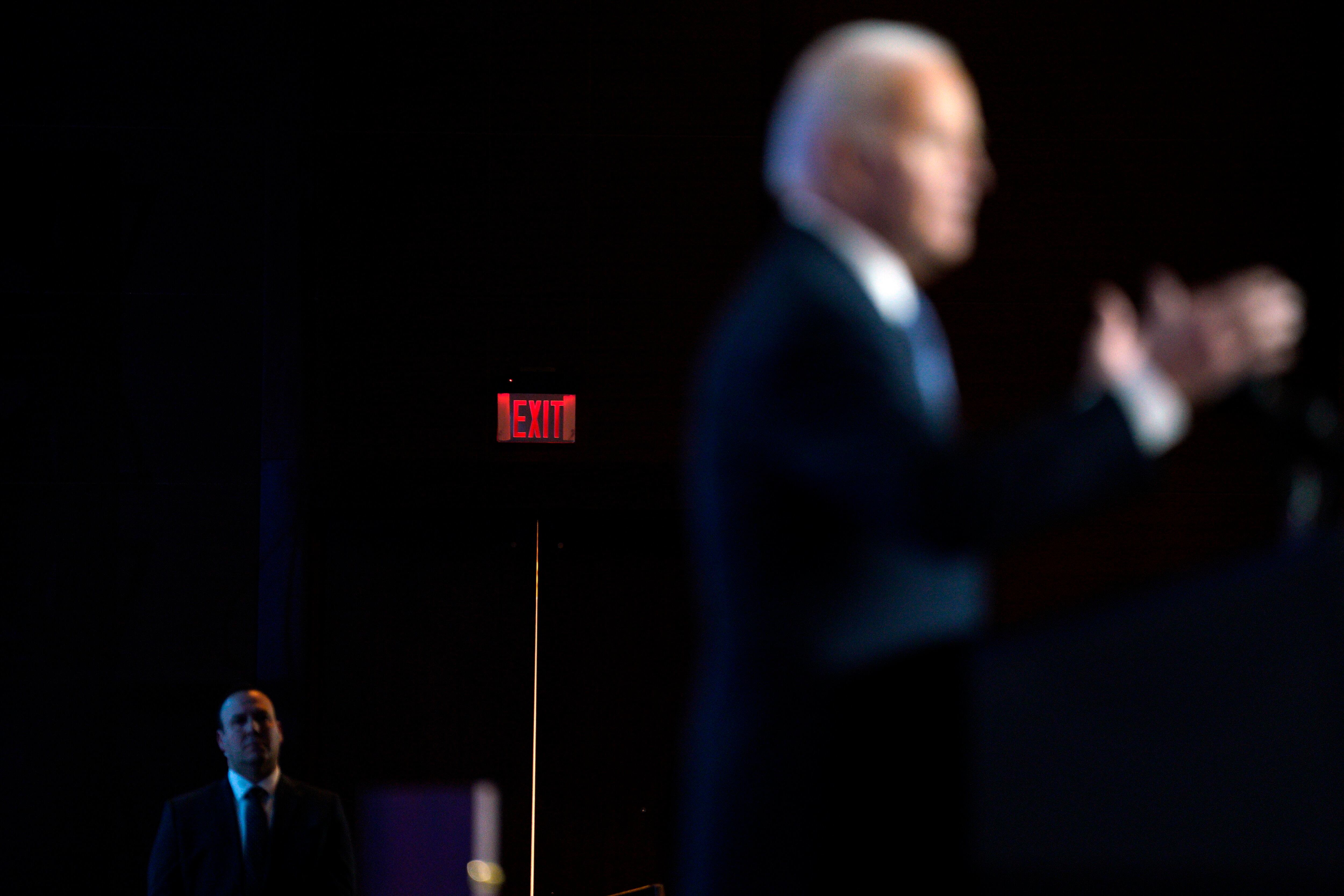 Washington (EE.UU.), 17/01/2025.- El presidente de EE.UU., Joe Biden, pronuncia un discurso en la Conferencia de Alcaldes.