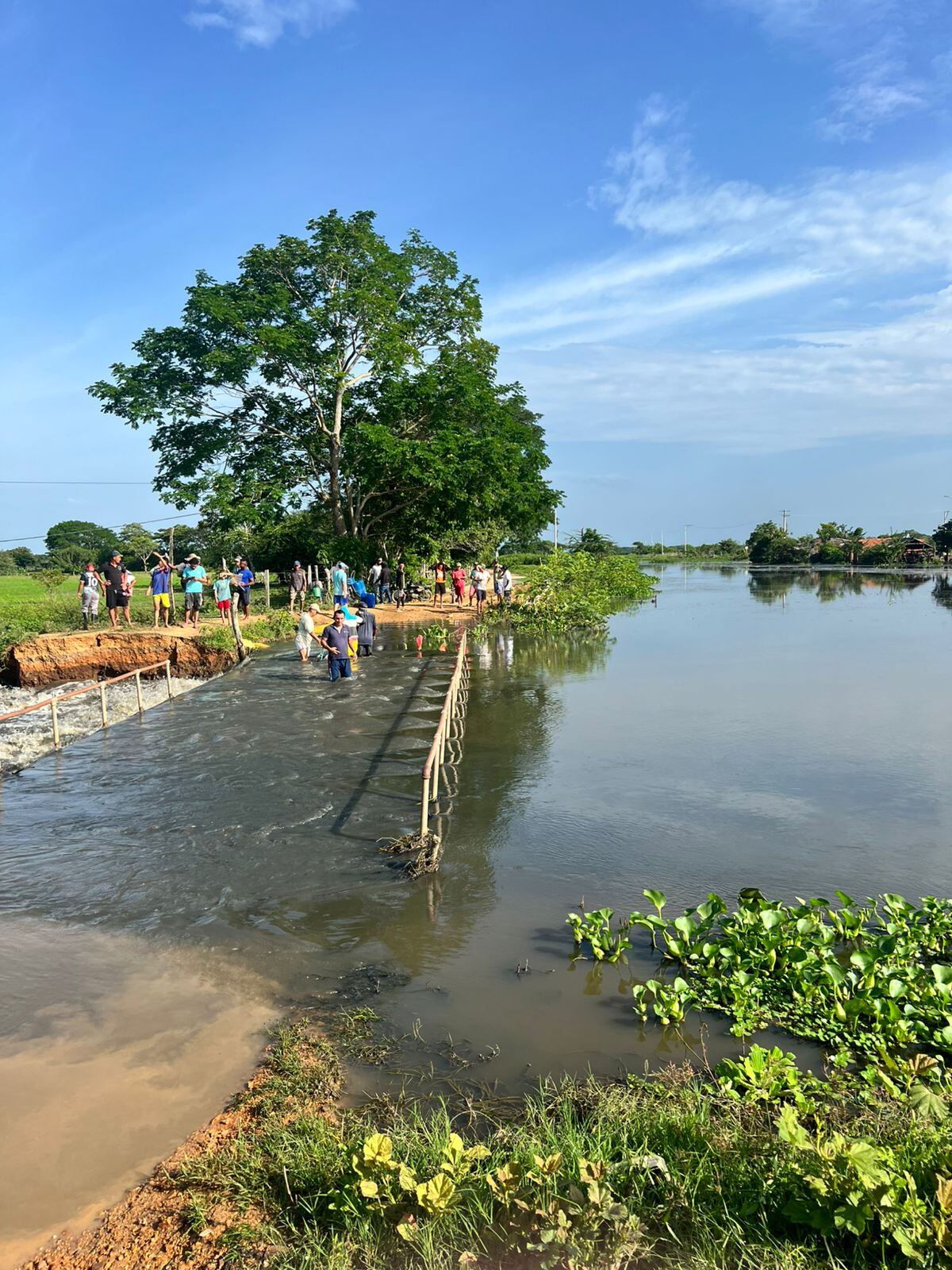 Emergencia en Ciénaga de Oro, Córdoba: más de 700 familias estarían afectadas por inundaciones. Foto: prensa Gobernación de Córdoba.