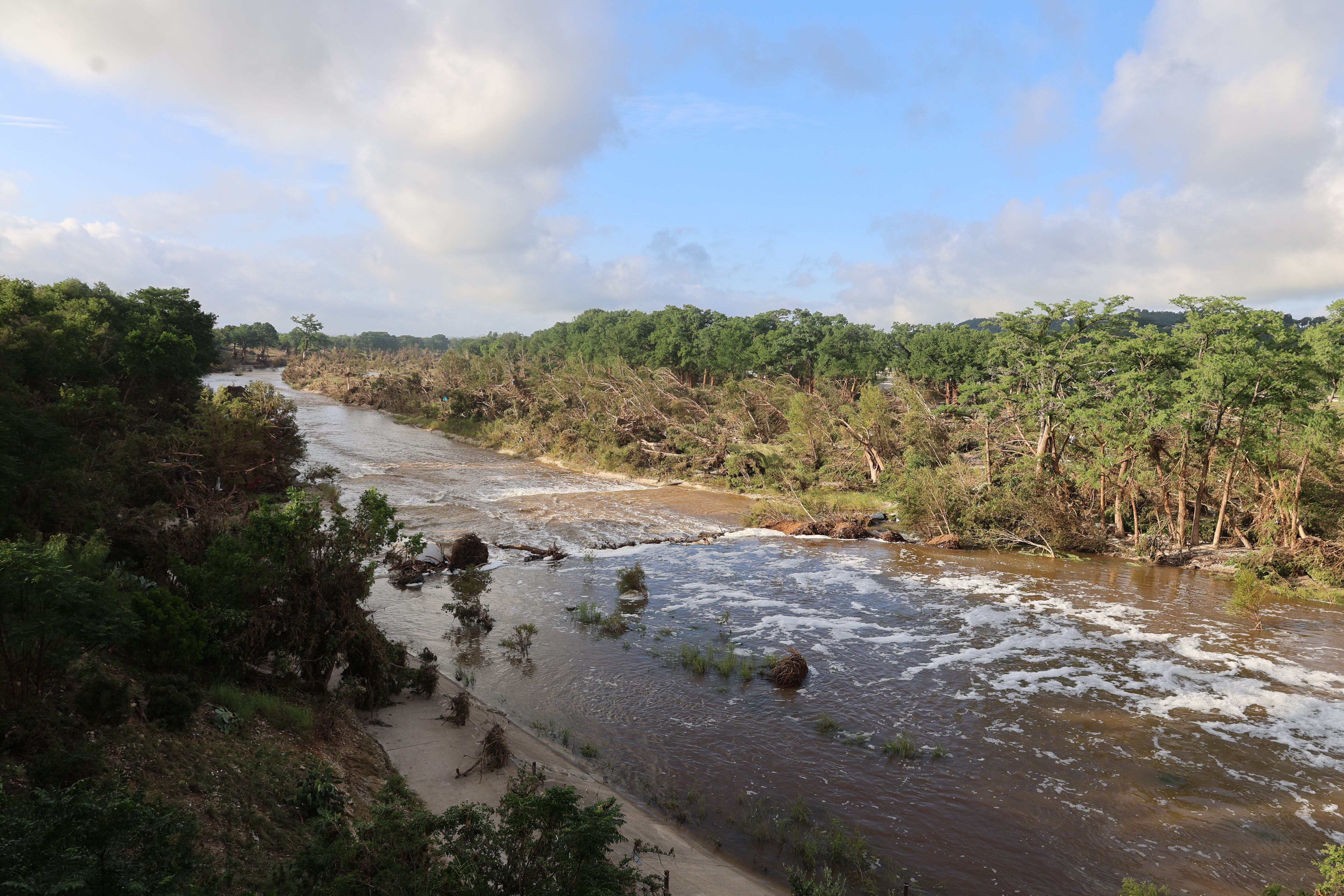 Fotografía del río Guadalupe. Foto: EFE/ Octavio Guzmán