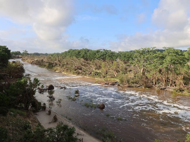 Fotografía del río Guadalupe. Foto: EFE/ Octavio Guzmán
