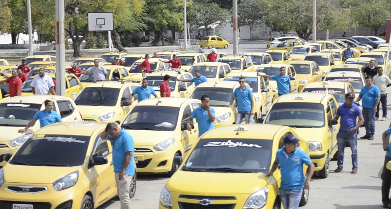 Taxistas en Santa Marta/ Asoprotaxis
