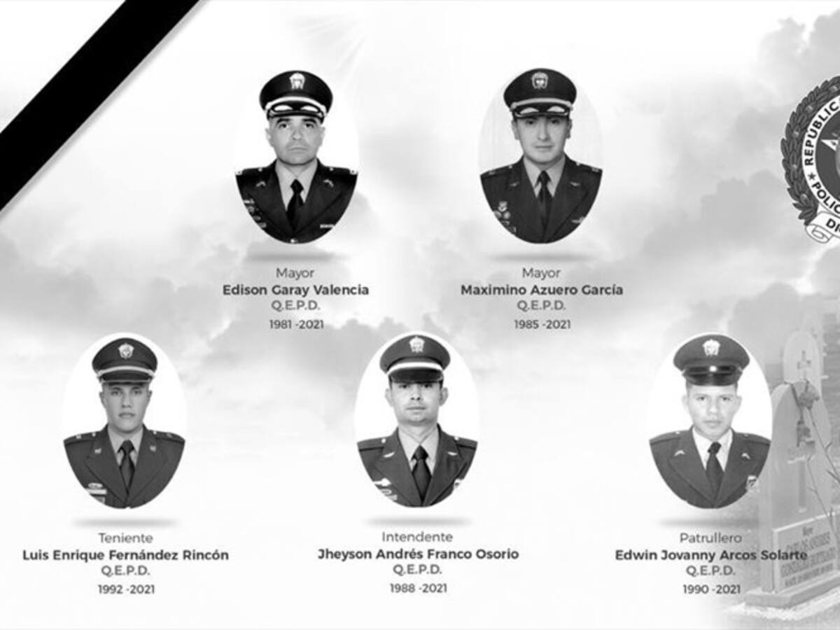 Cinco uniformados muertos en un accidente de helicóptero en el sur de Bolívar