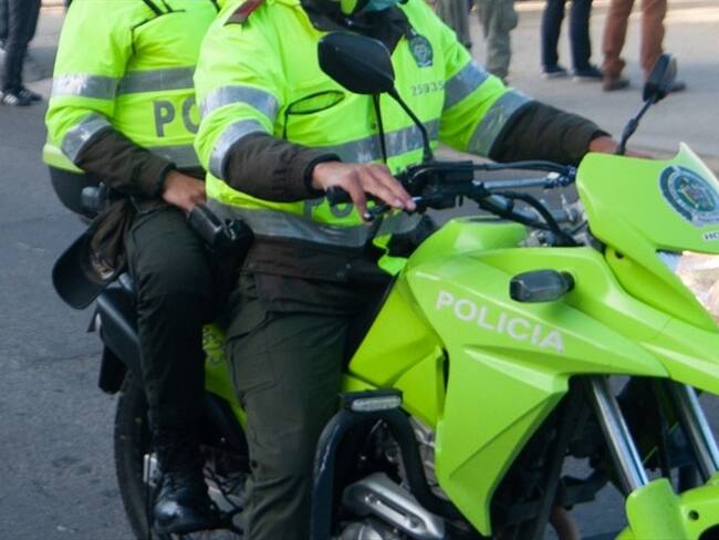 Uniformados de la Policía Nacional . Foto: Sebastian Barros/NurPhoto via Getty Images