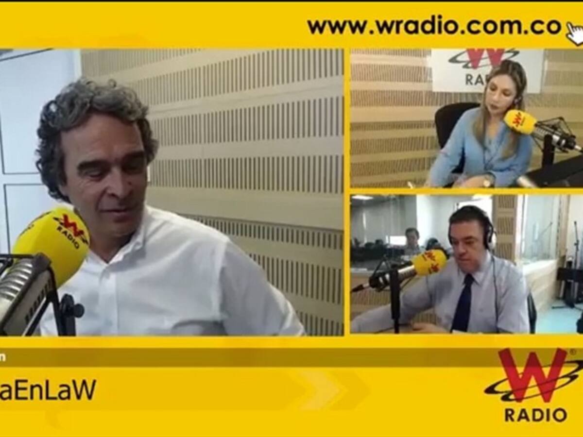Sergio Fajardo presenta en La W la propuesta económica de su candidatura a la presidencia