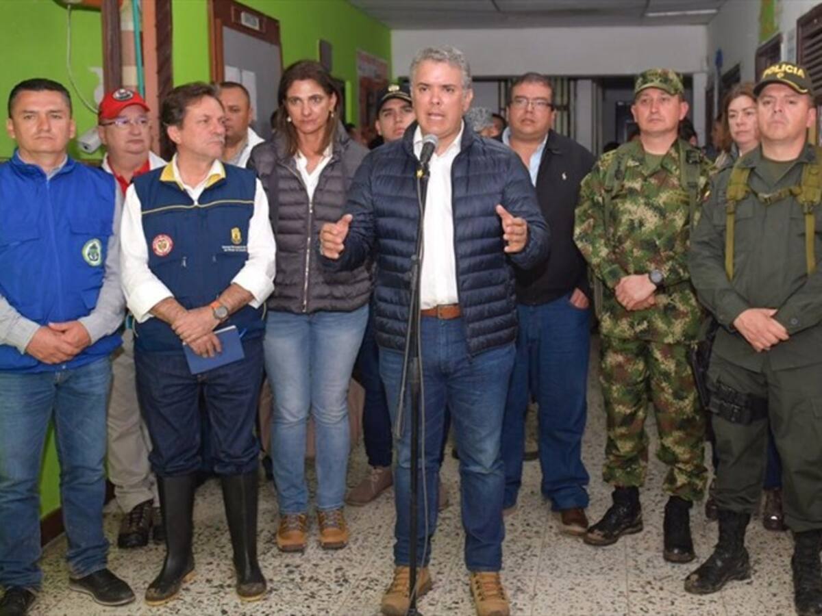 Primeras medidas adoptadas por el presidente Duque en Rosas, Cauca