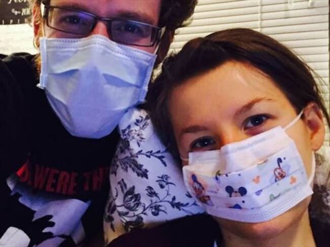 Johanna y Scott viven en cuartos separados pero en la misma casa. Foto: JOHANNA WATKINS, tomada de BBC Mundo.