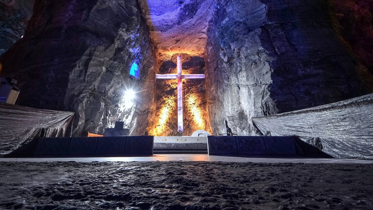 Programación de la Catedral de Sal de Zipaquirá para Semana Santa