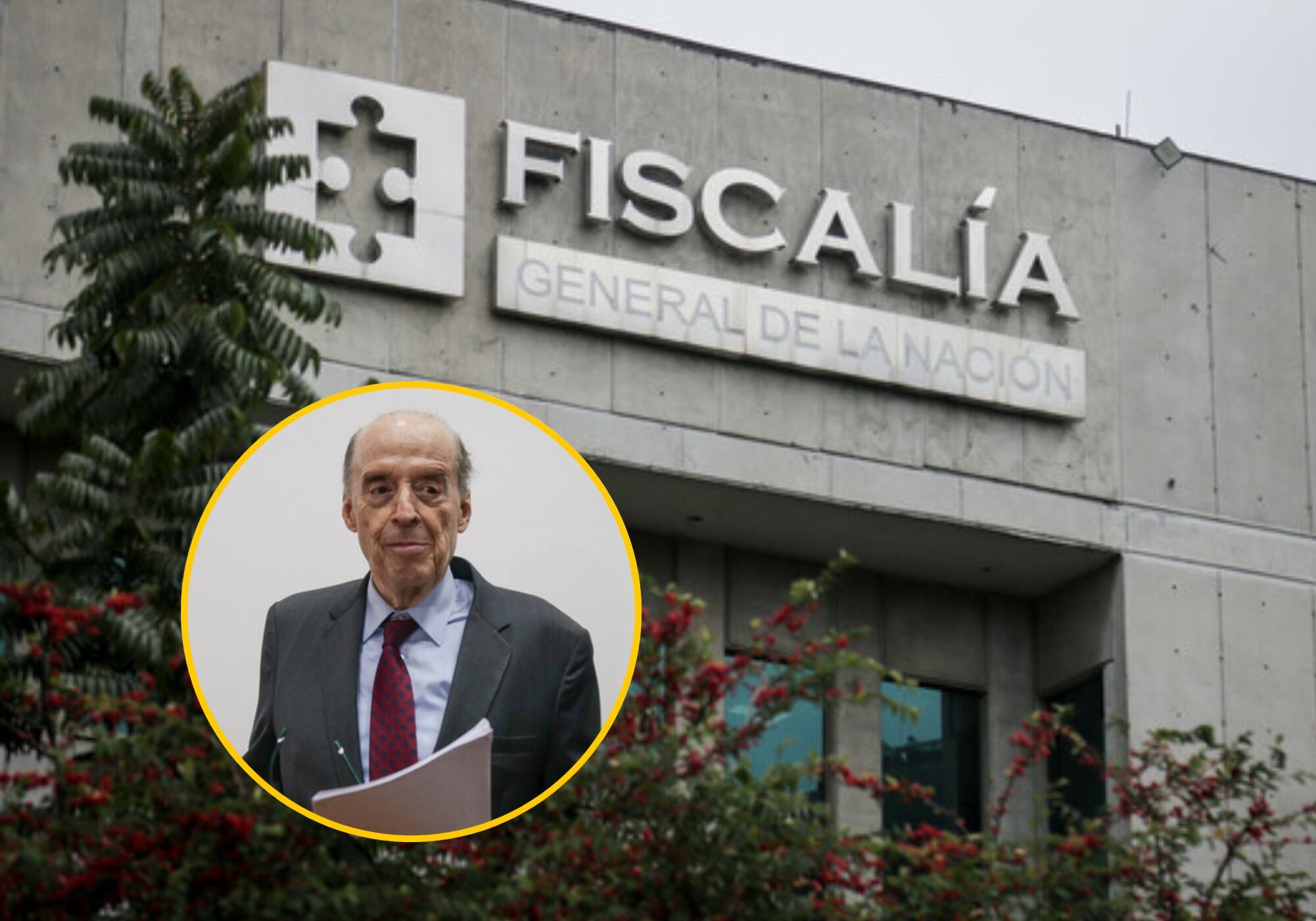 Búnker de Fiscalía y Álvaro Leyva. Fotos: (Colprensa - Mariano Vimos) / (Colprensa - Catalina Olaya).