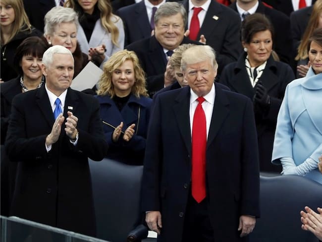 Posesión de Donald Trump. Foto: Agencia Reuters