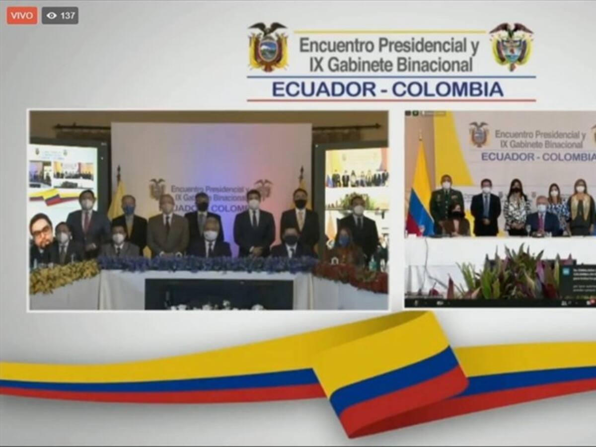 Colombia y Ecuador fortalecerán medidas para enfrentar ilegalidad en 63 pasos fronterizos