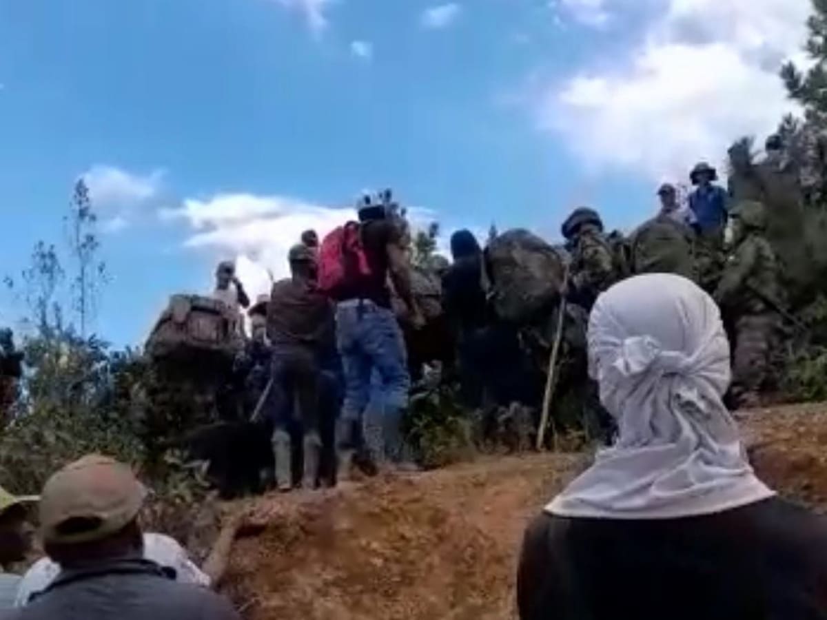 Ejército ratificó que permanecerá en Suárez a pesar de la asonada de la comunidad