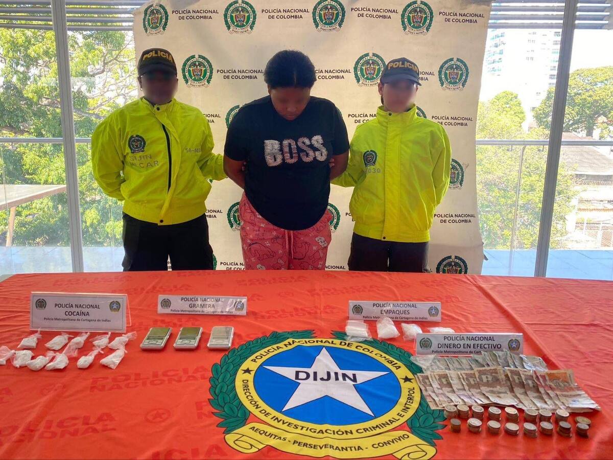 Desmantelan vivienda utilizada para comercializar droga en Cartagena