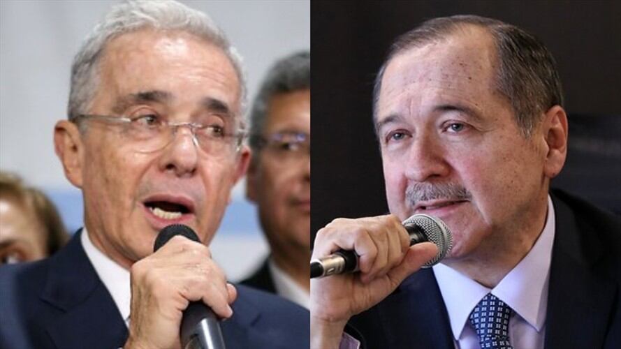 “El Doctor (Eduardo) Cifuentes de la JEP, cuando no insulta distorsiona (sic)”, escribió Álvaro Uribe. Foto: Colprensa