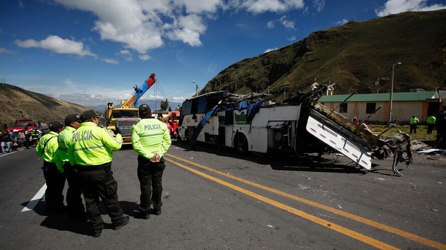 Se espera que este martes 21 lleguen a Cali, en un avión de la Fuerza Aérea Colombiana, los restos de las personas fallecidas en Ecuador. Foto: Agencia EFE