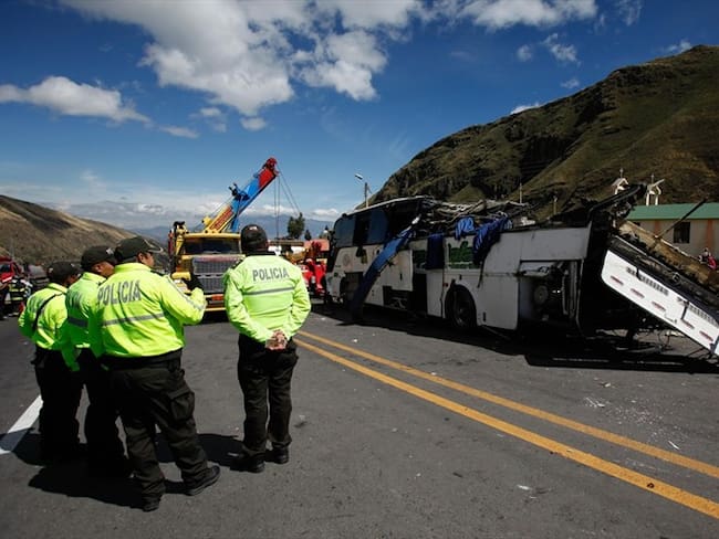 Se espera que este martes 21 lleguen a Cali, en un avión de la Fuerza Aérea Colombiana, los restos de las personas fallecidas en Ecuador. Foto: Agencia EFE