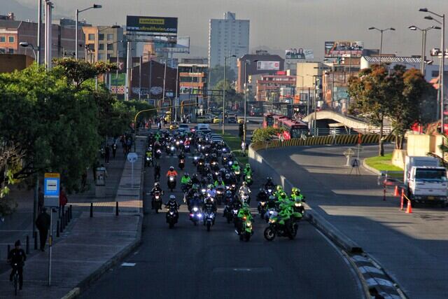 Imagen de referencia protestas motociclistas. Foto: Getty