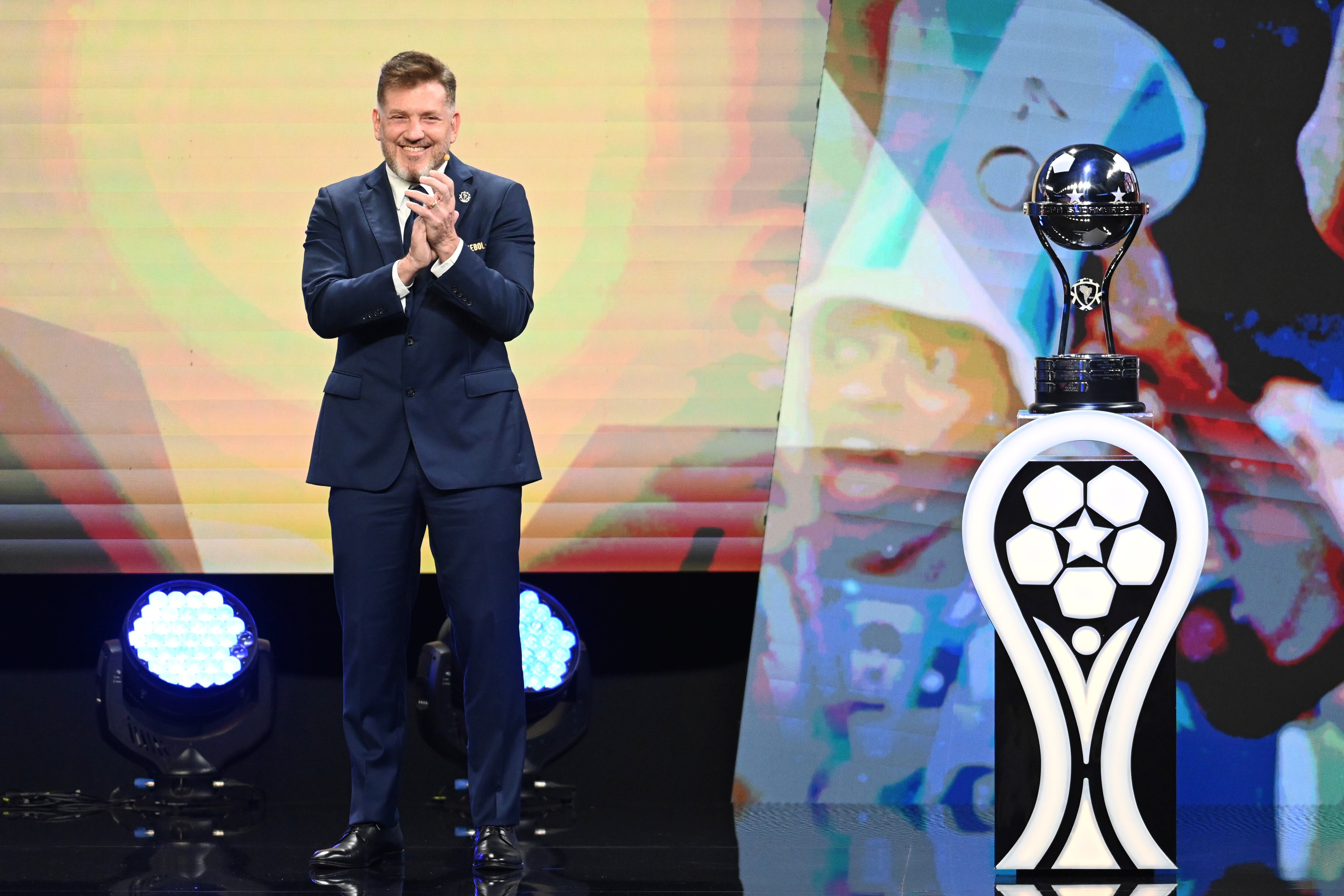 Presidente de la CONMEBOL Alejandro Domínguez. FOTO: Christian Alvarenga/Getty Images