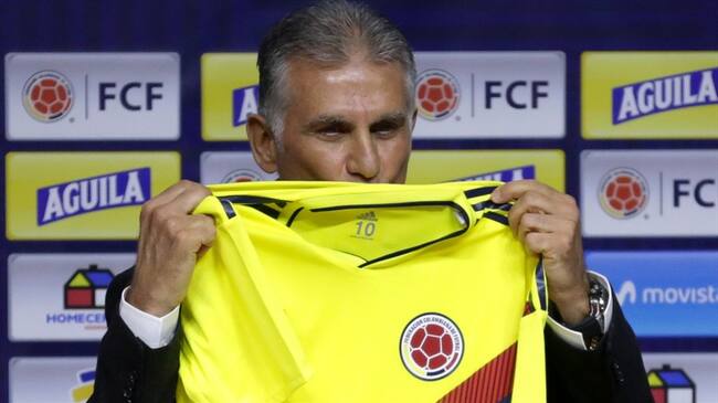 Carlos Queiroz como DT de la selección Colombia de fútbol.. Foto: Colprensa
