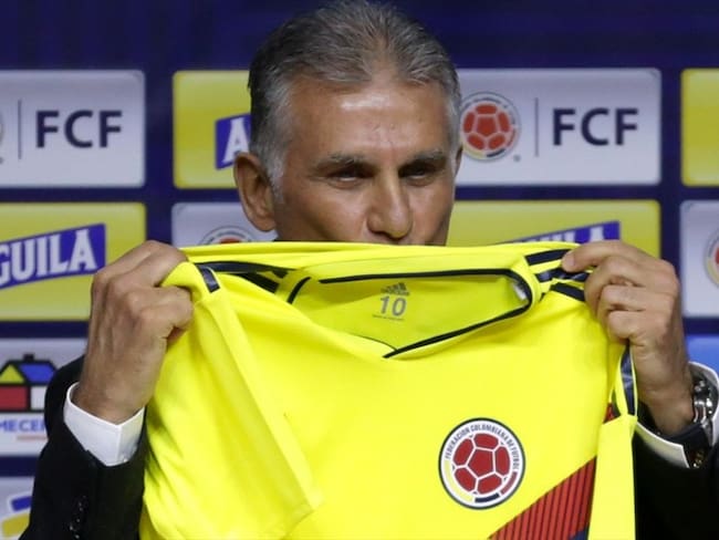 Carlos Queiroz como DT de la selección Colombia de fútbol.. Foto: Colprensa