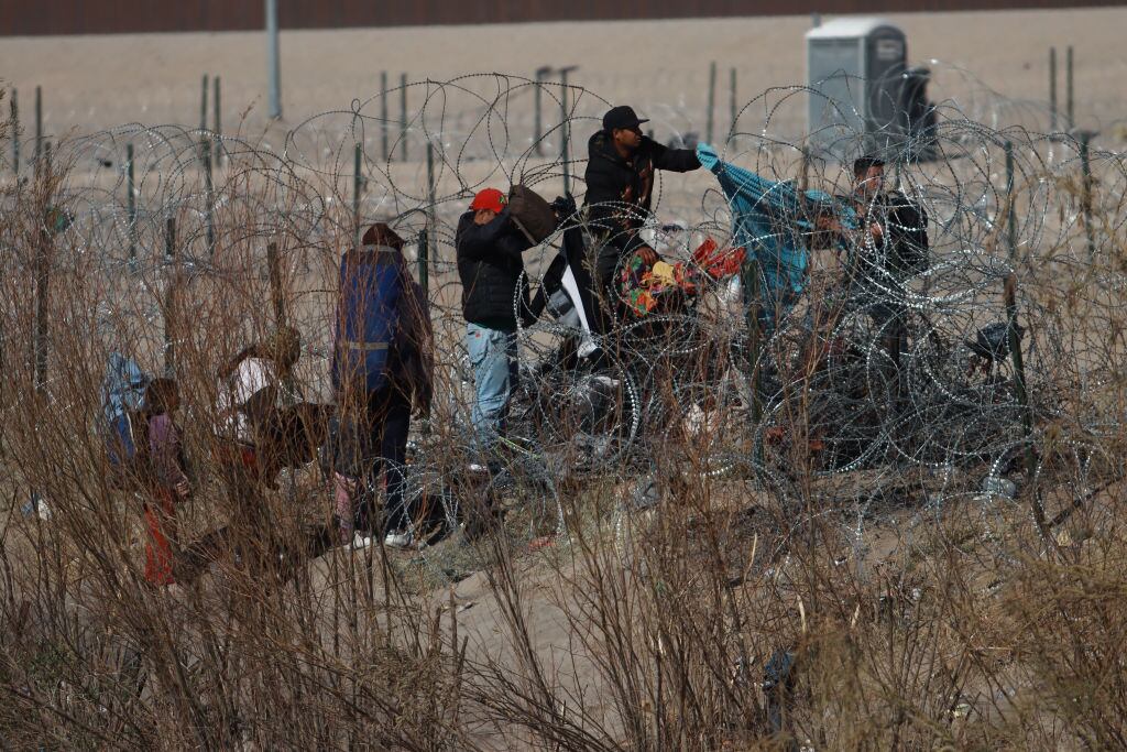 Frontera entre Estados Unidos y México. Foto: Getty Images.