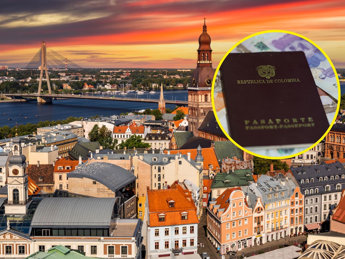 Requisitos para viajar a Letonia desde Colombia: No se necesita visa si va de turismo