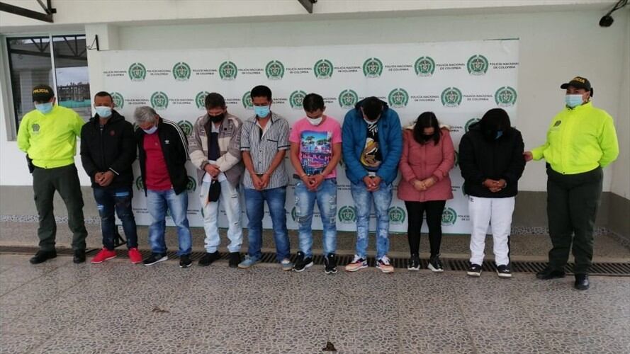 El área de influencia de la organización eran barrios de la Comuna 6 de Popayán. Foto: Policía Nacional