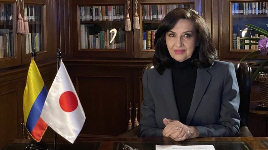 La canciller claudia Blum agradeció el apoyo de Japón, y anunció que los equipos serán distribuidos en 12 departamentos del país. Foto: Cortesía Cancillería