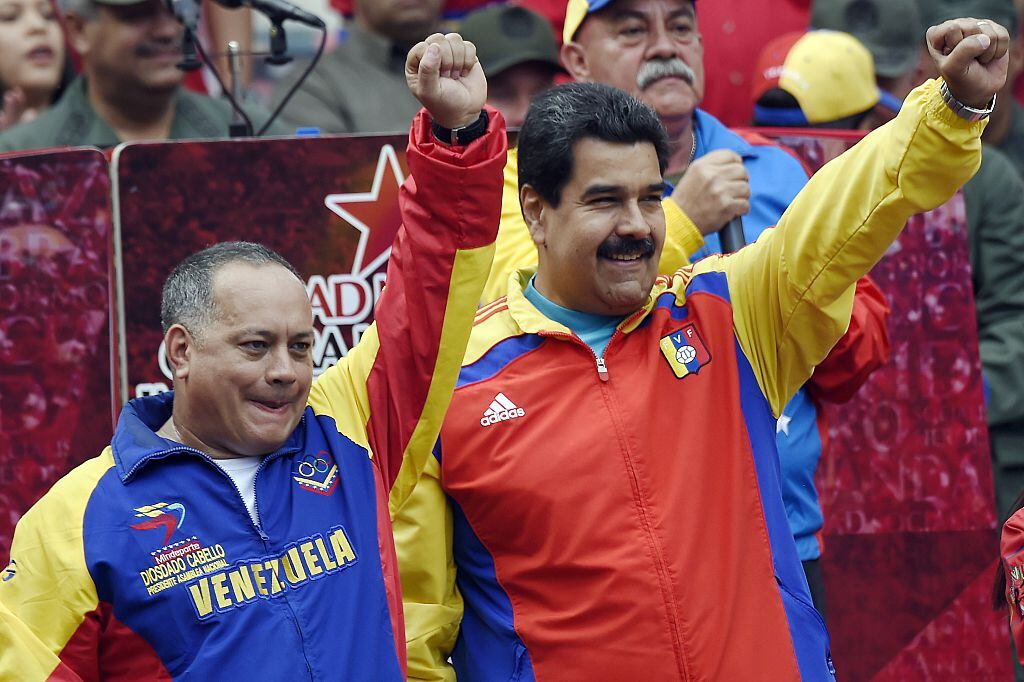 Nicolás Maduro y Diosdado Cabello. I Foto: JUAN BARRETO/AFP via Getty Images.