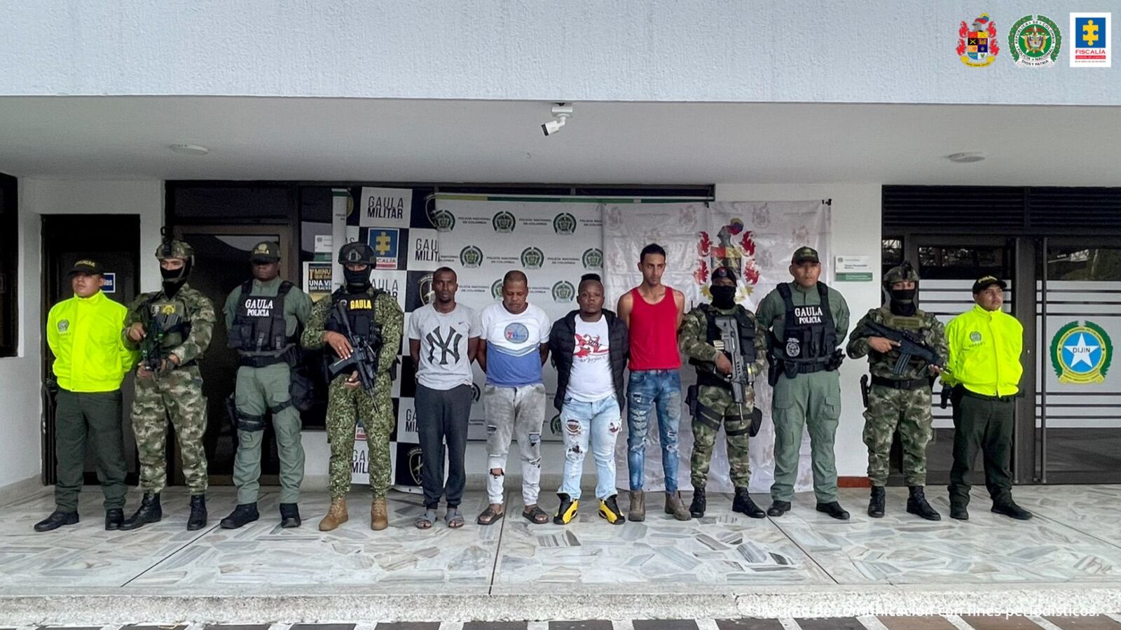 A prisión integrantes del ELN que secuestraron a funcionario de la Personería de Cali. Foto: Suministrada.