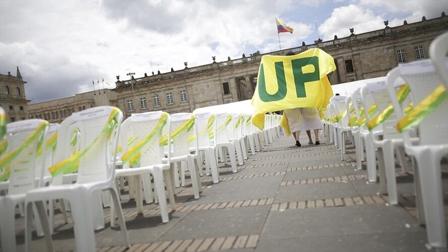 El exmiembro de la Unión Patriótica (UP) Ivanhovich Jiménez Bastidas aceptó ser el responsable de los cargos de autoamenazas y fraude procesal. Foto: Colprensa