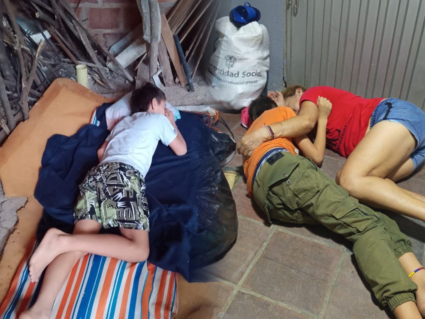 Desplazados del Catatumbo en Cúcuta. / Foto: Cortesía.