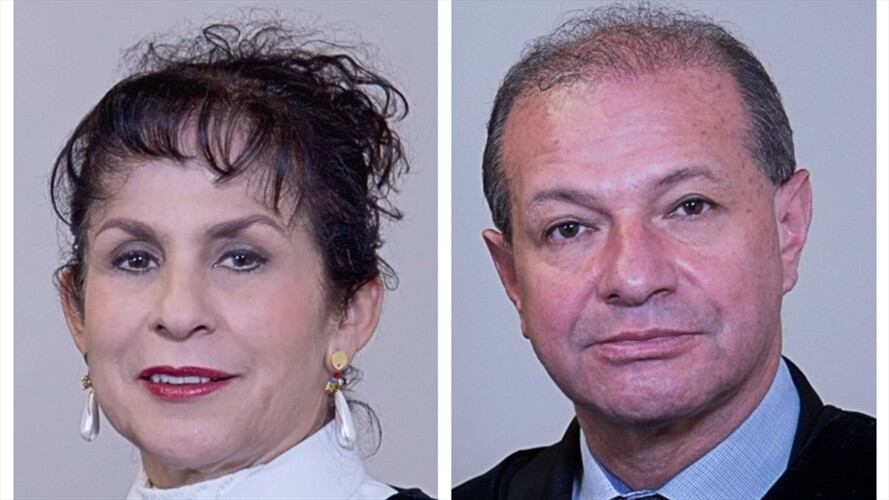 Julia Emma Garzón y Pedro Sanabria. Foto: Tomada de https://www.ramajudicial.gov.co/