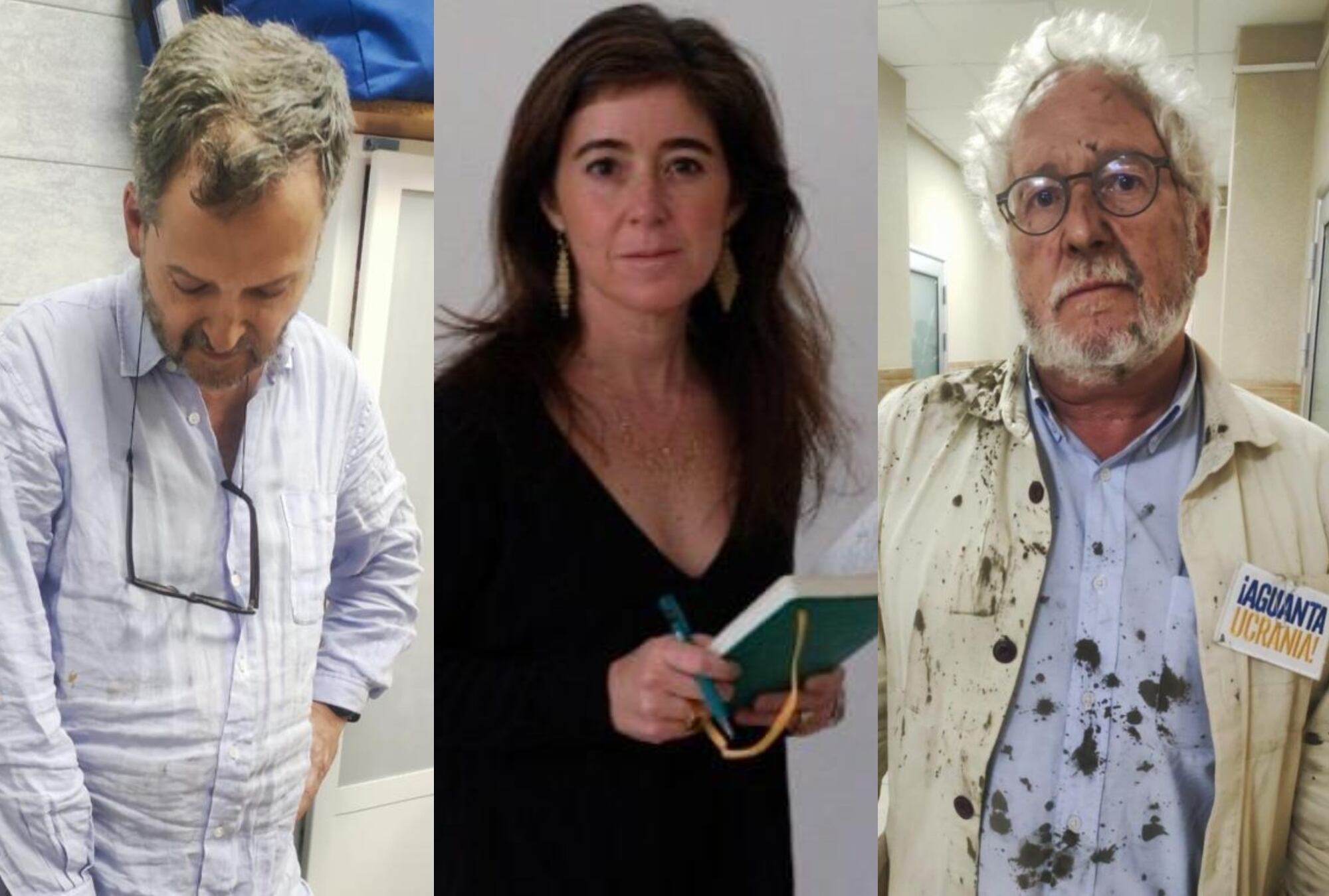 Sergio Jaramillo, Catalina Gómez y Héctor Abad Faciolince