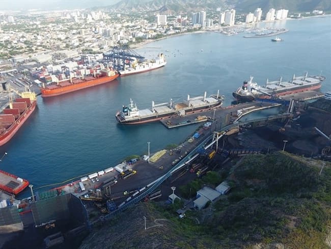 Puerto de Santa Marta se consolida como el puerto del agro colombiano. Foto: Lizbeth Rodríguez (W Radio)