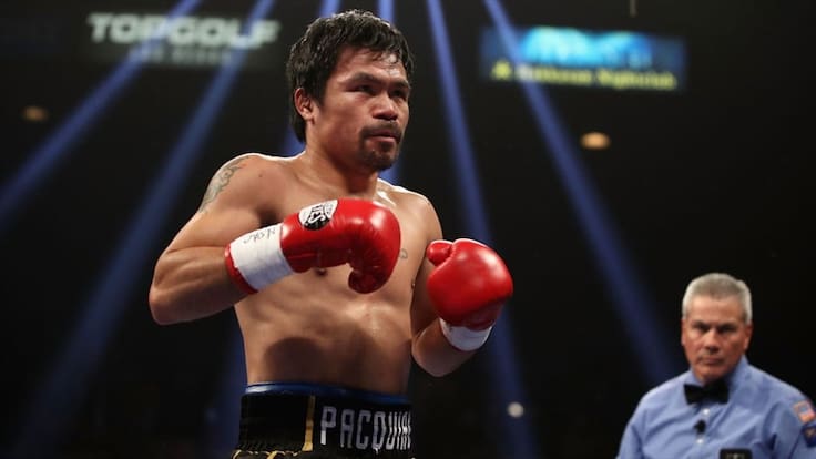 Manny Pacquiao será candidato presidencial en Filipinas. Foto: (Photo by Christian Petersen/Getty Images)