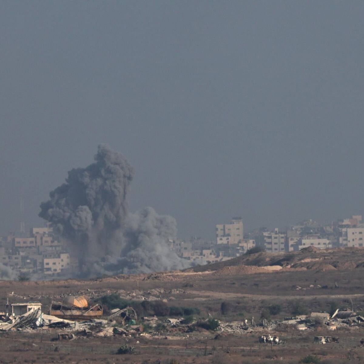 El Ejército israelí confirmó haber bombardeado el sur de Gaza, matando a dos personas