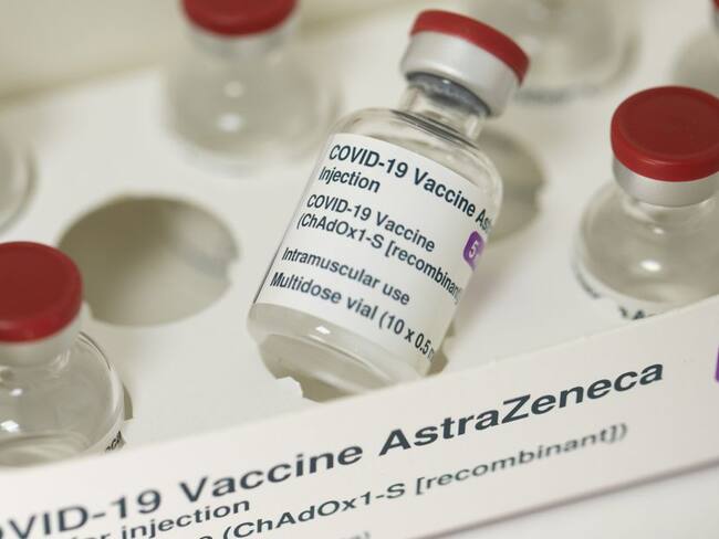 Vacuna AstraZeneca. Foto: Getty Images