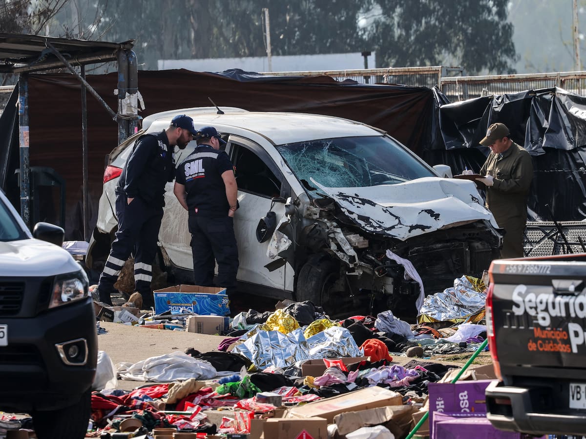 Conductor atropelló y mató a seis personas en feria en Viña del Mar
