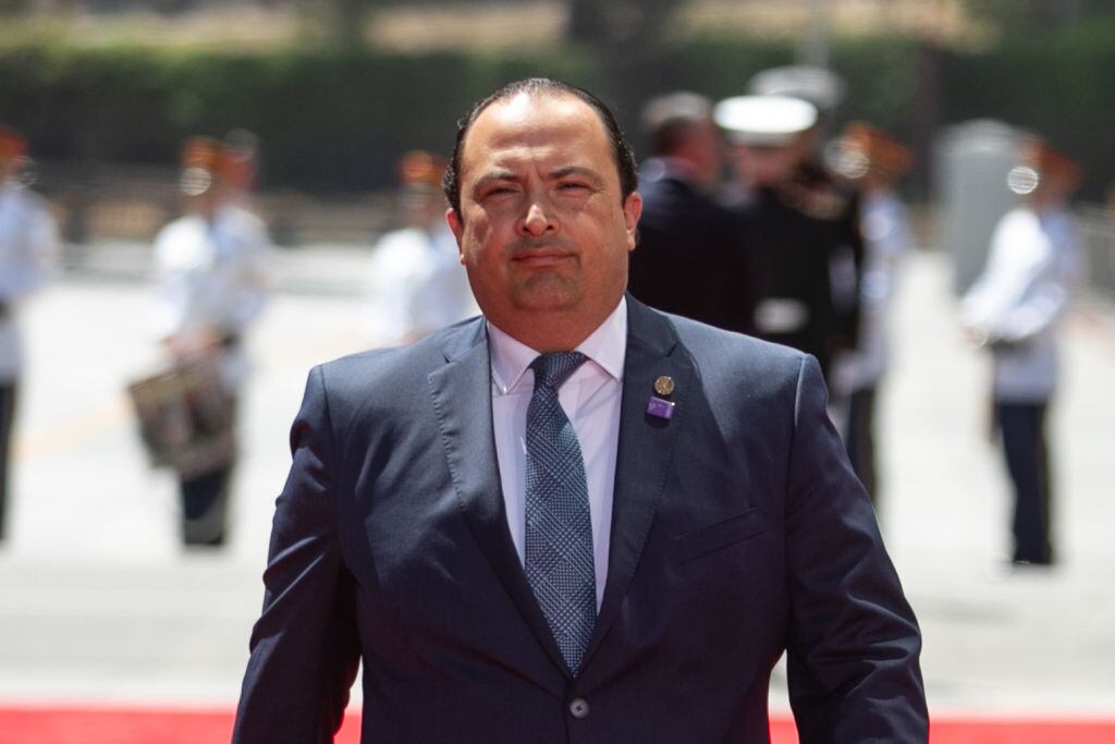 Mario Búcaro, ministro de relaciones Exteriores de Guatemala. (Jason Armond / Los Angeles Times via Getty Images)