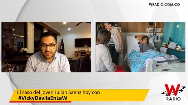Médico tratante de Julián Saenz en Australia. Foto: La WCon Vicky Dávila