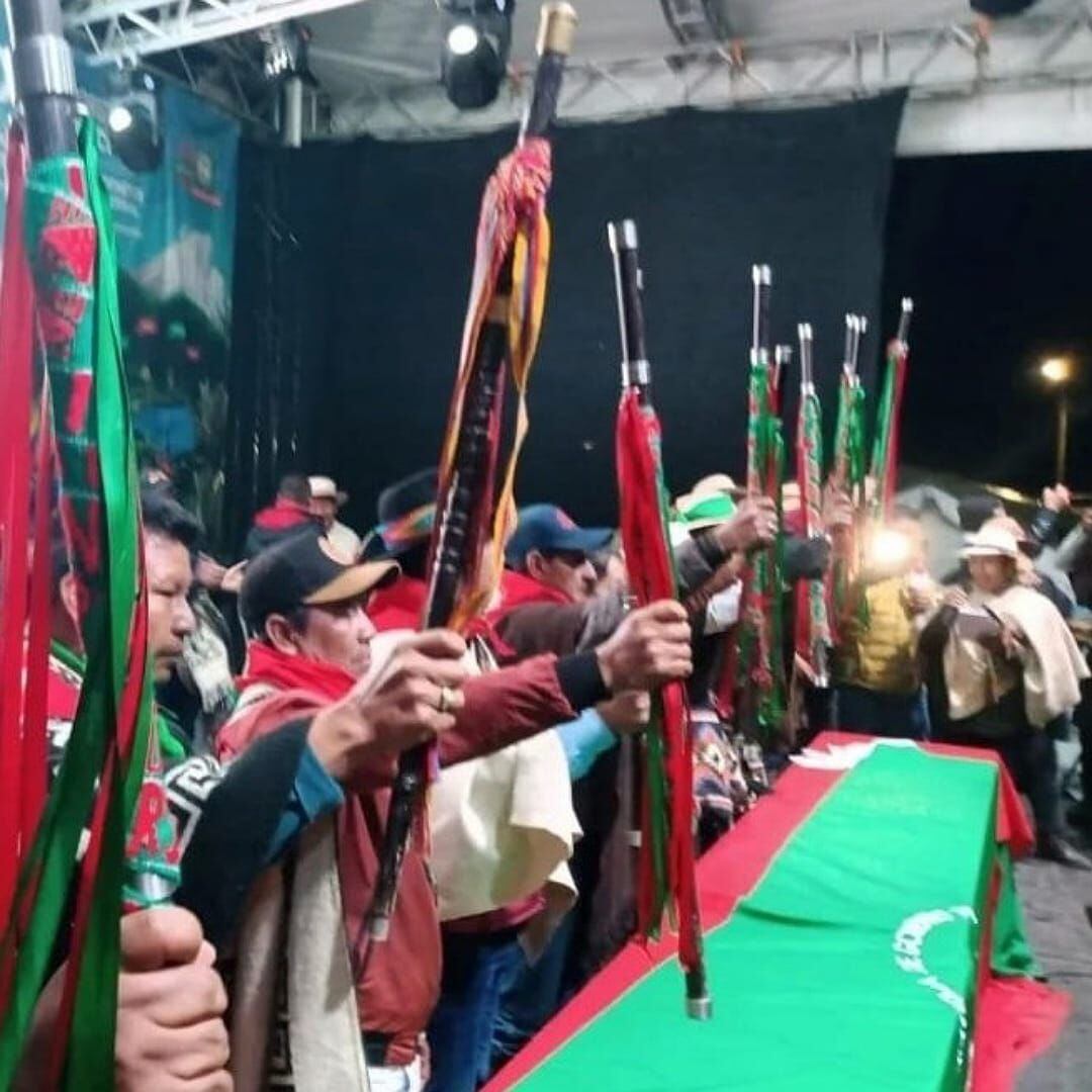 Las autoridades indígenas rechazaron el asesinato de los tres comuneros por parte de hombres armados. Crédito: Cric.